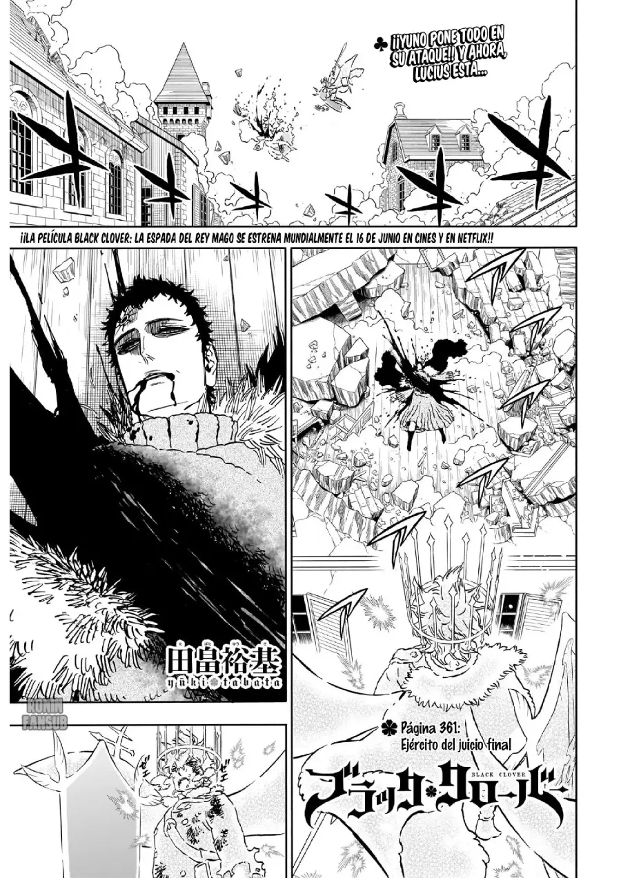 Black Clover capítulo 361, página 2