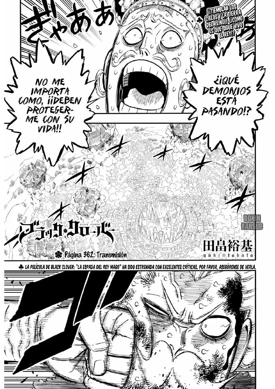 Black Clover capítulo 362, página 2