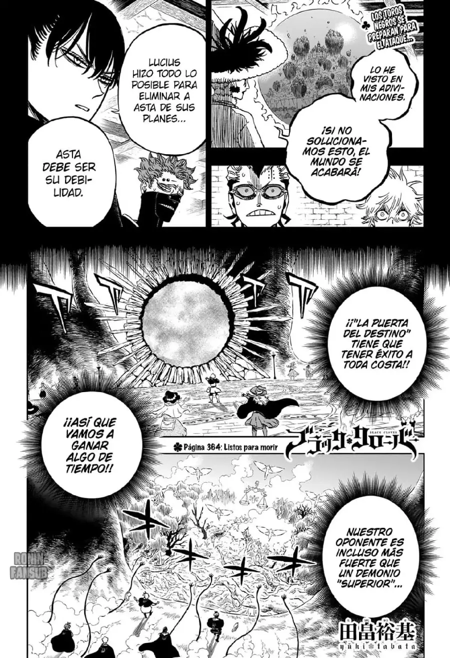 Black Clover capítulo 364, página 1
