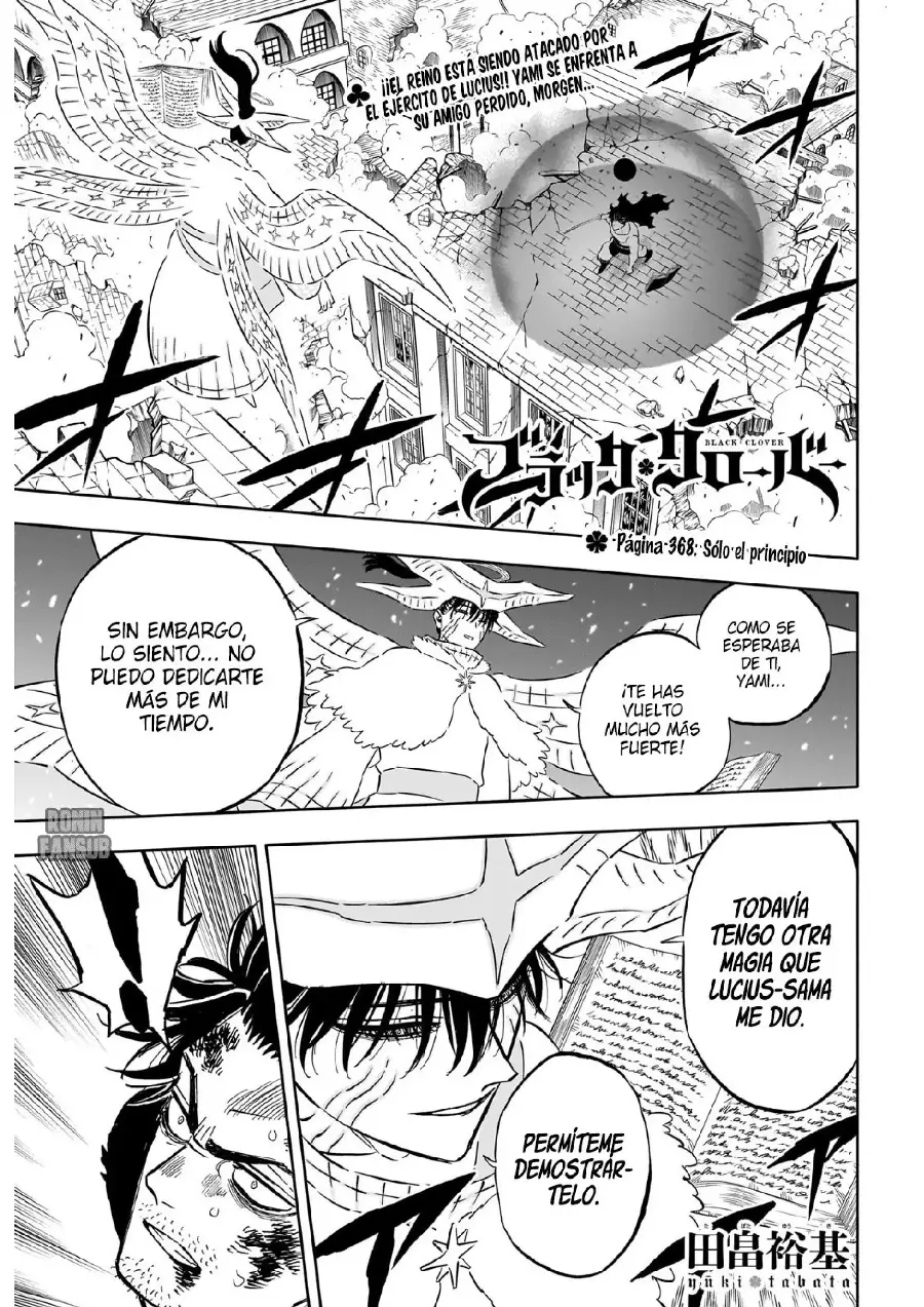 Black Clover capítulo 368, página 2