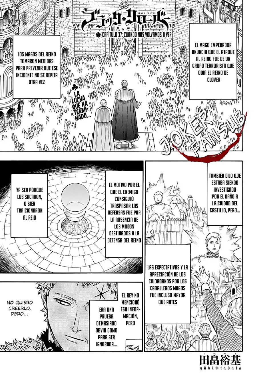 Black Clover capítulo 37, página 2
