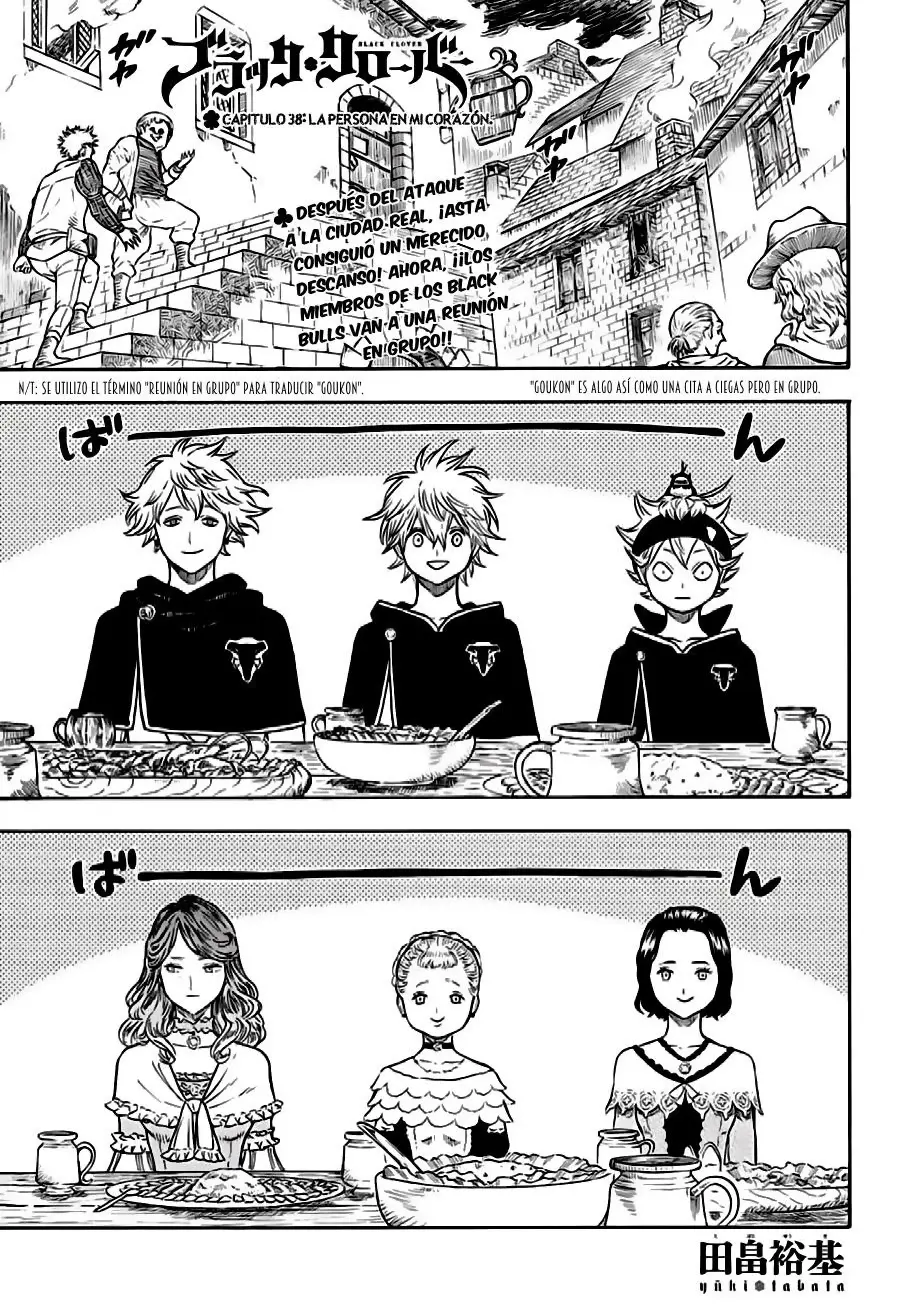 Black Clover capítulo 38, página 2
