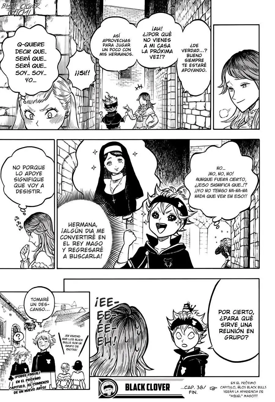 Black Clover capítulo 38, página 18