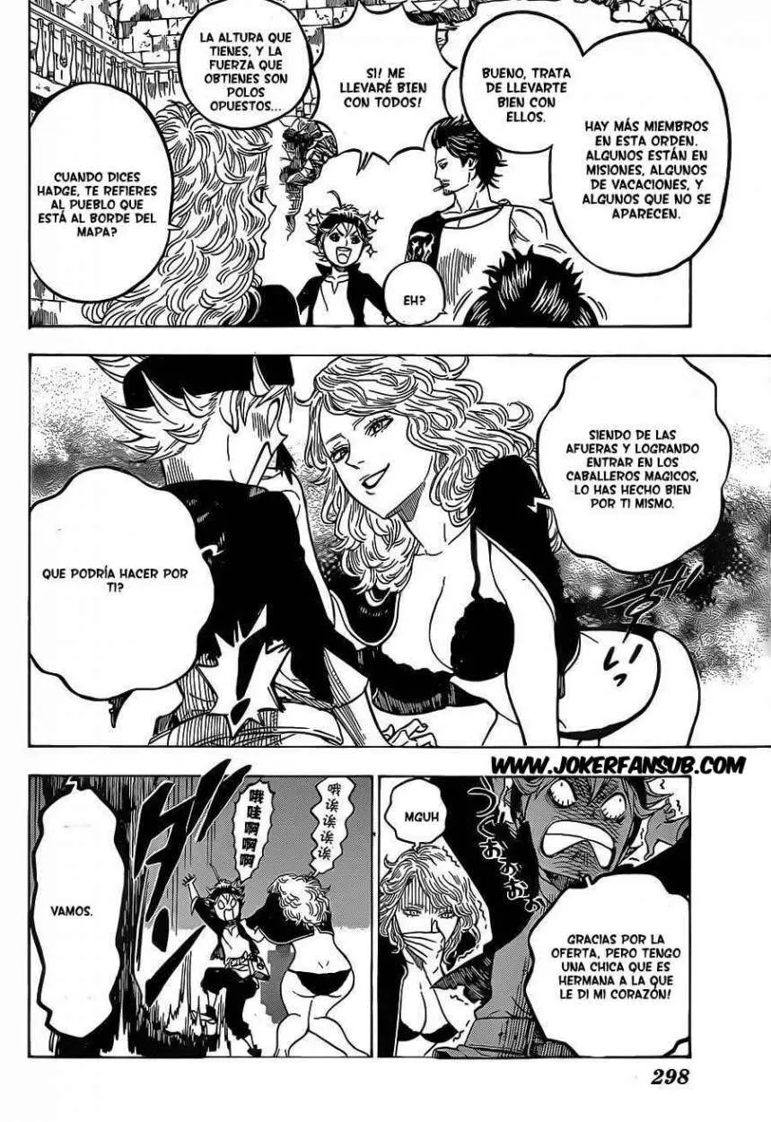 Black Clover capítulo 4, página 6