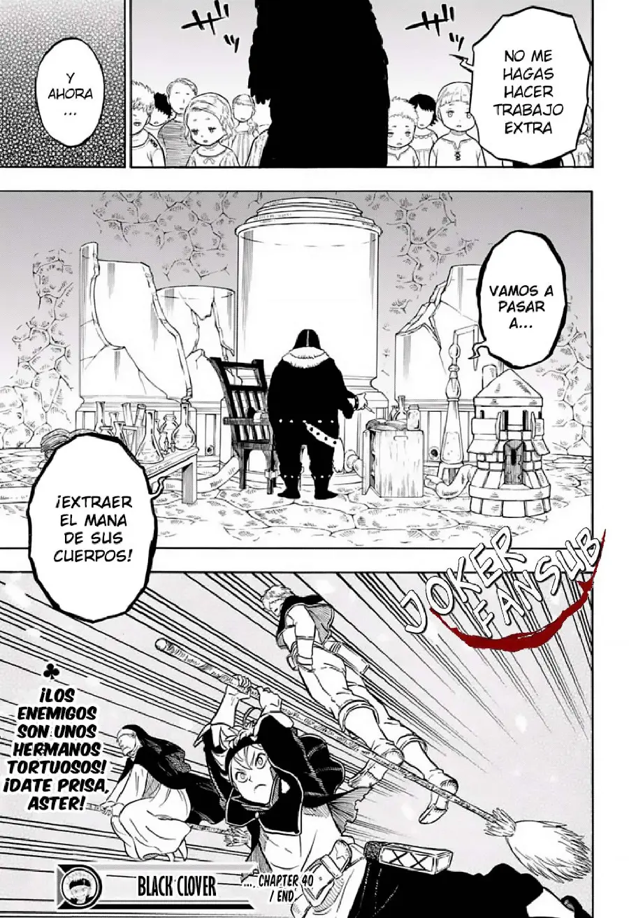 Black Clover capítulo 40, página 18