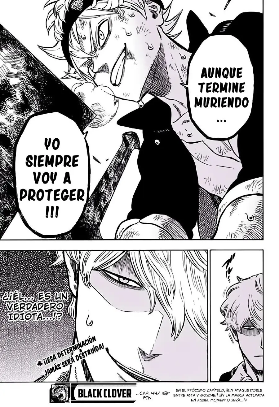 Black Clover capítulo 44, página 19