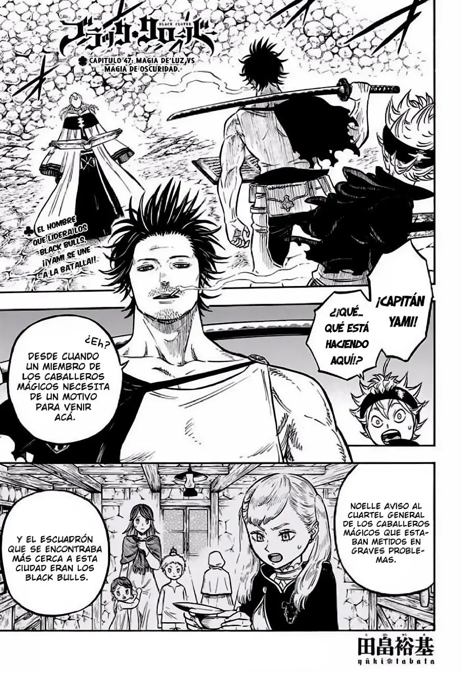 Black Clover capítulo 47, página 2