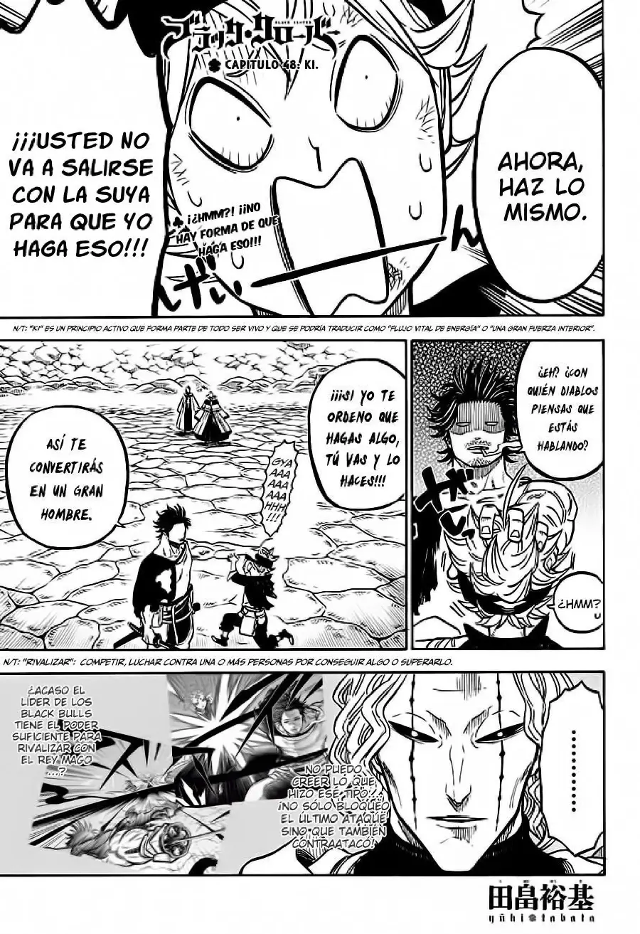 Black Clover capítulo 48, página 2