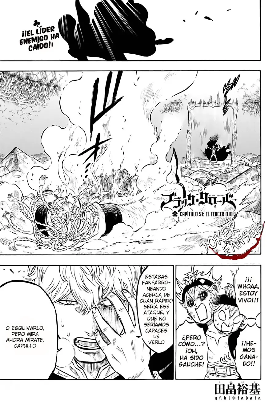 Black Clover capítulo 51, página 2