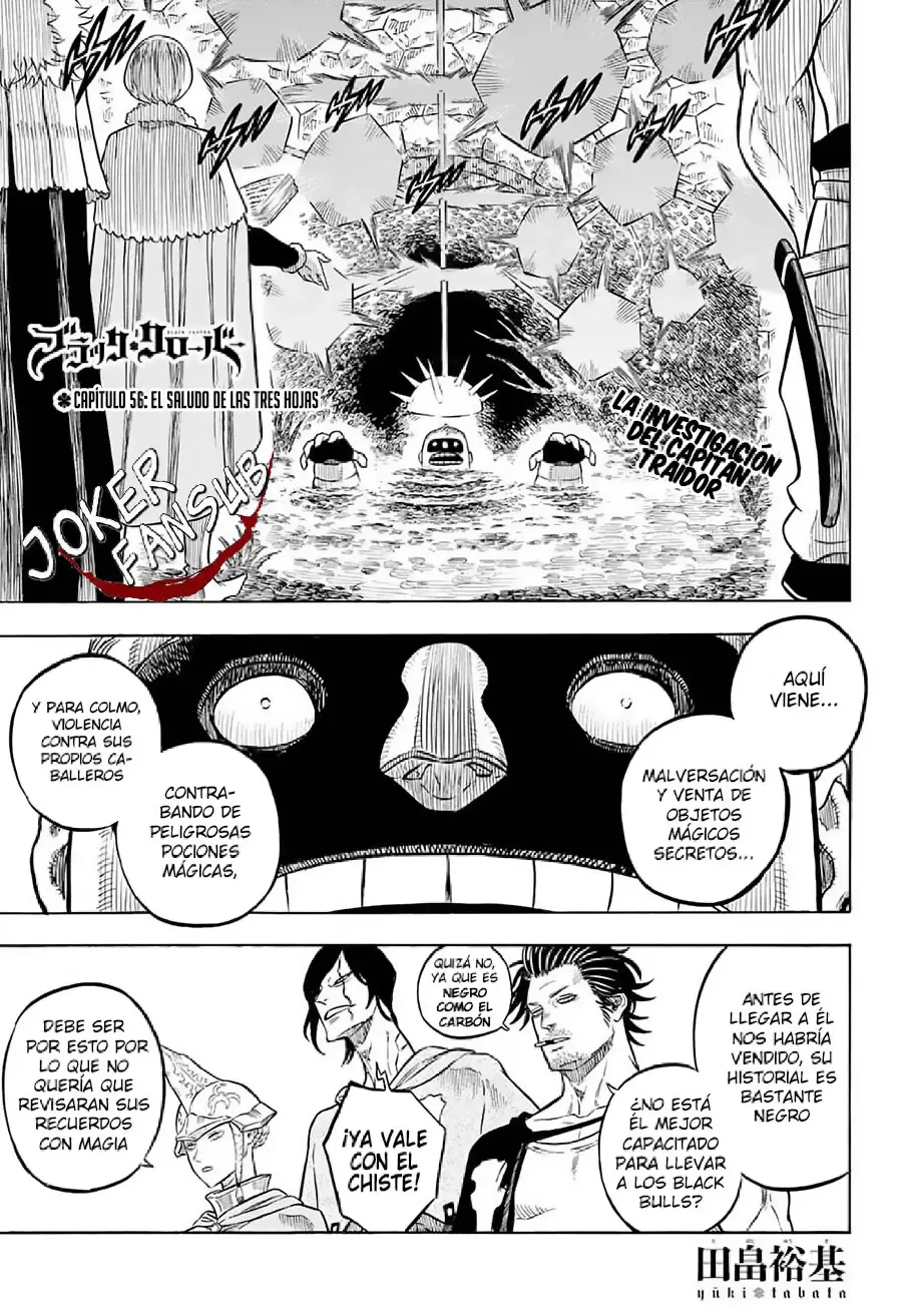 Black Clover capítulo 56, página 2
