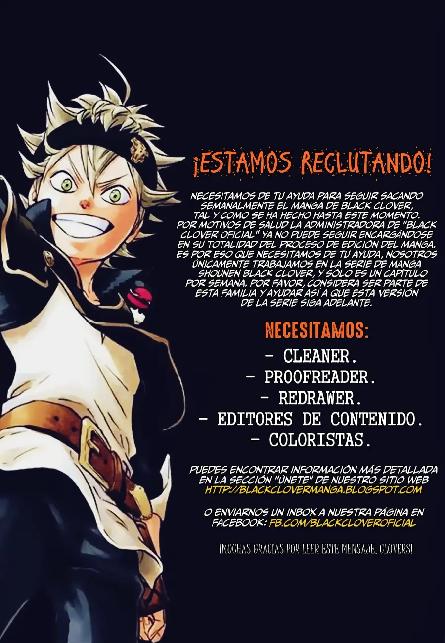 Black Clover capítulo 60, página 18