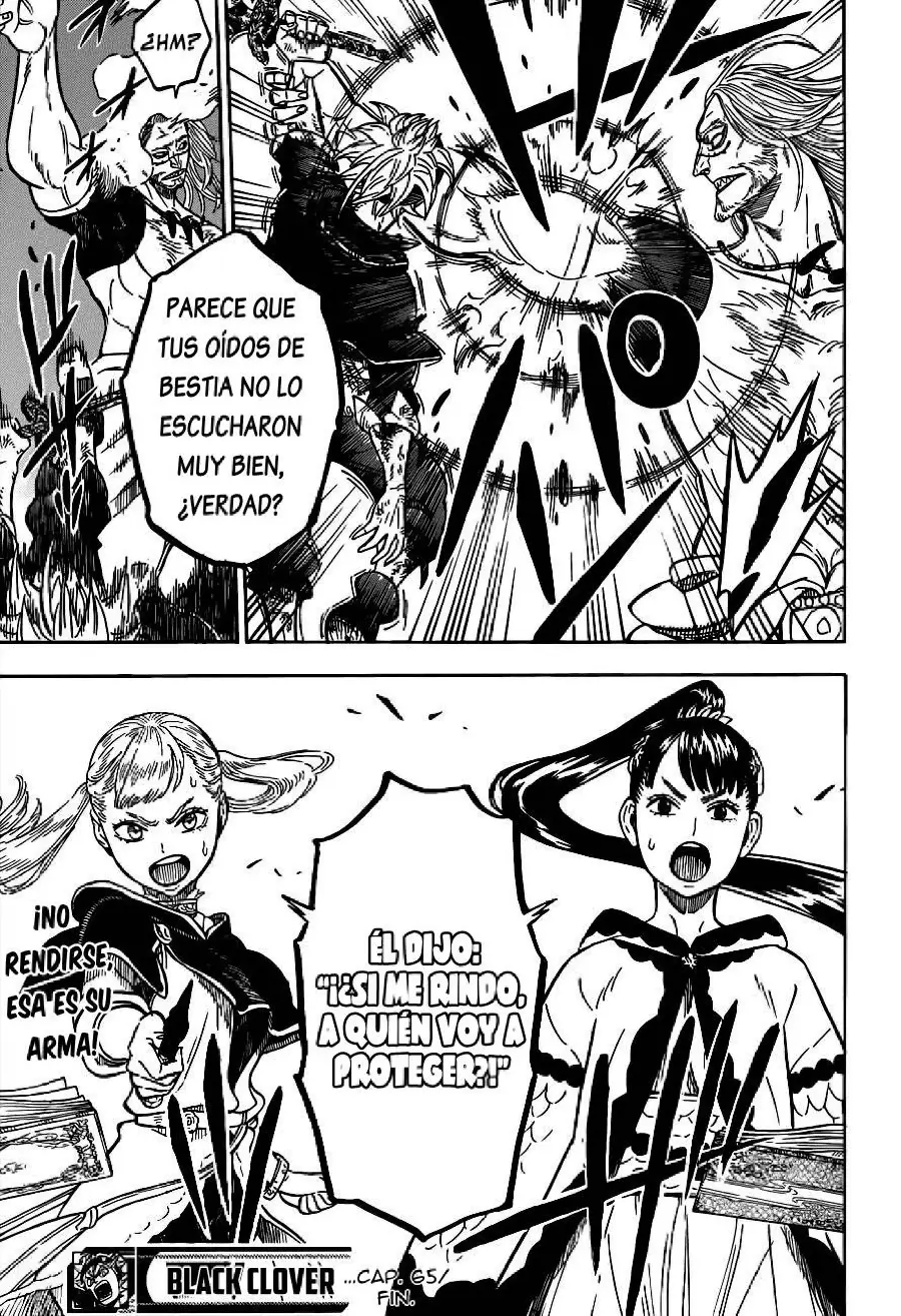 Black Clover capítulo 65, página 19