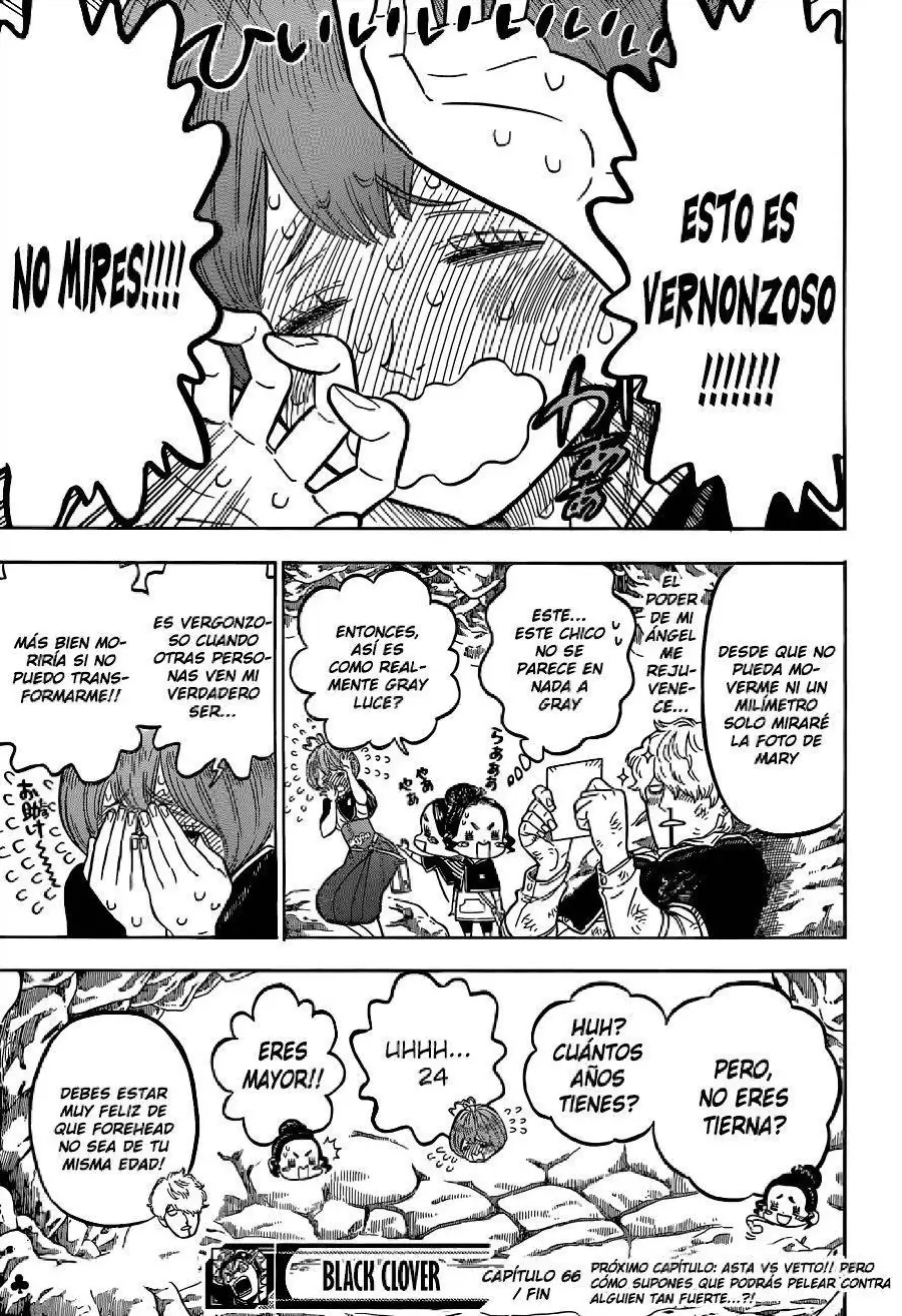 Black Clover capítulo 66, página 18