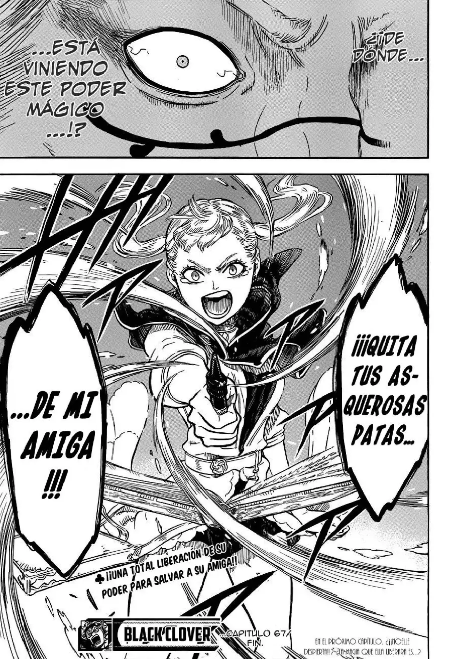 Black Clover capítulo 67, página 20