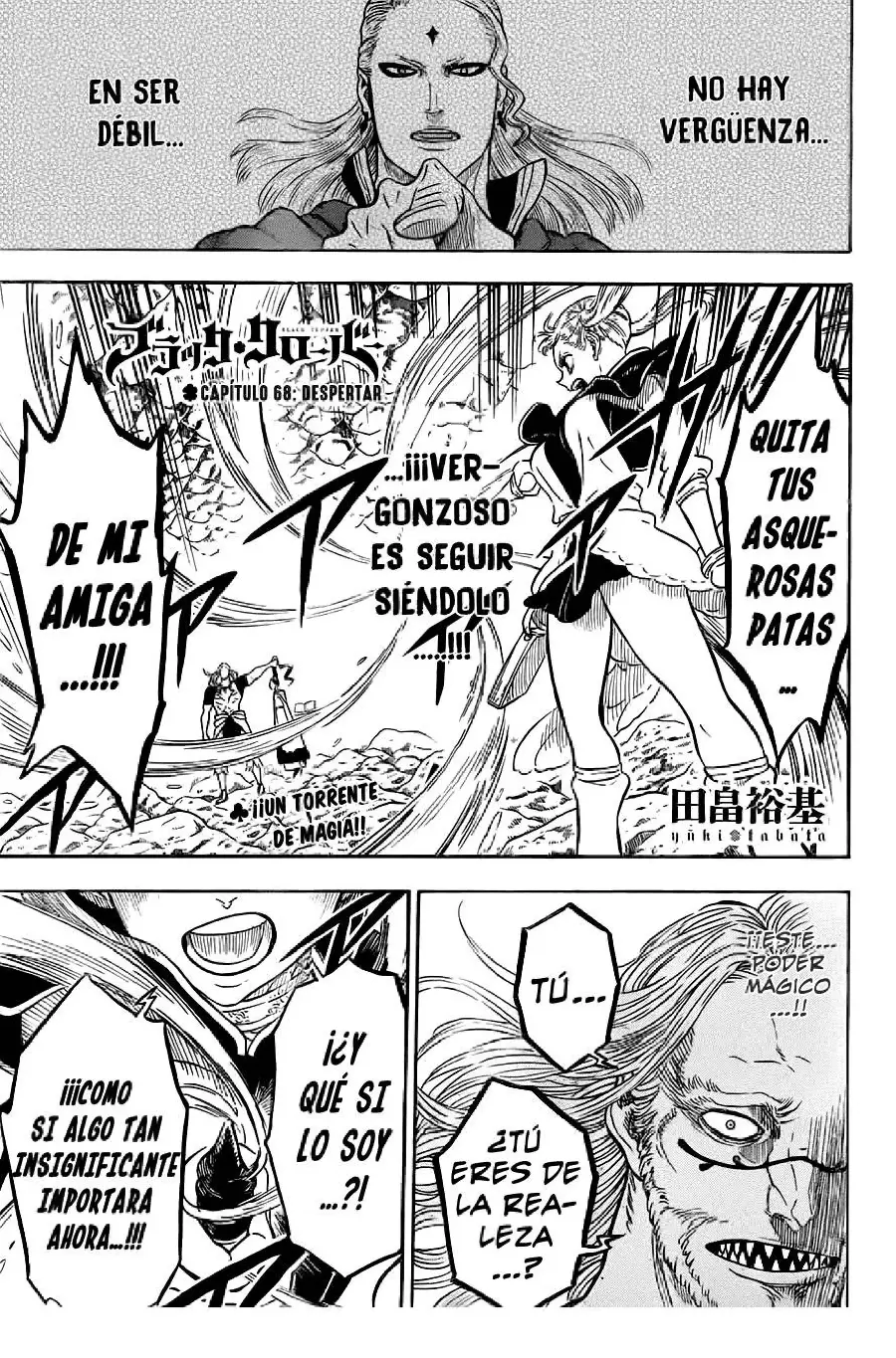 Black Clover capítulo 68, página 2