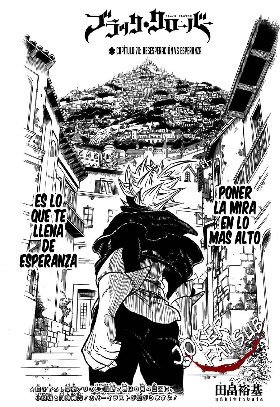 Black Clover capítulo 70, página 2