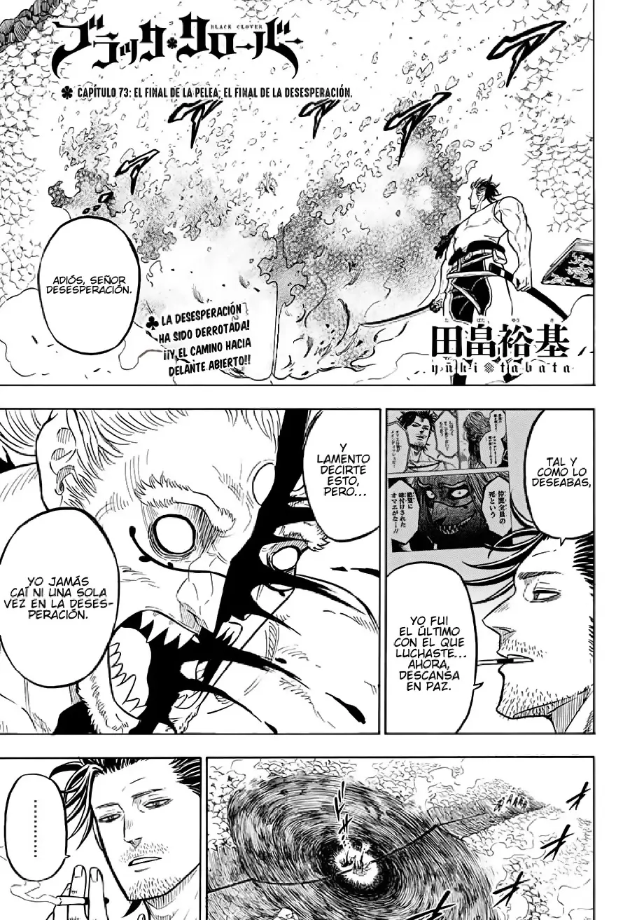 Black Clover capítulo 73, página 2