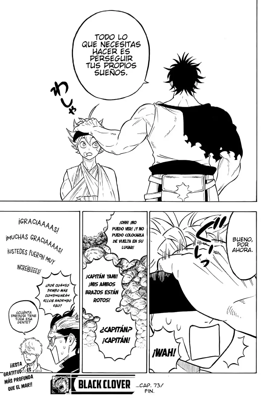 Black Clover capítulo 73, página 18