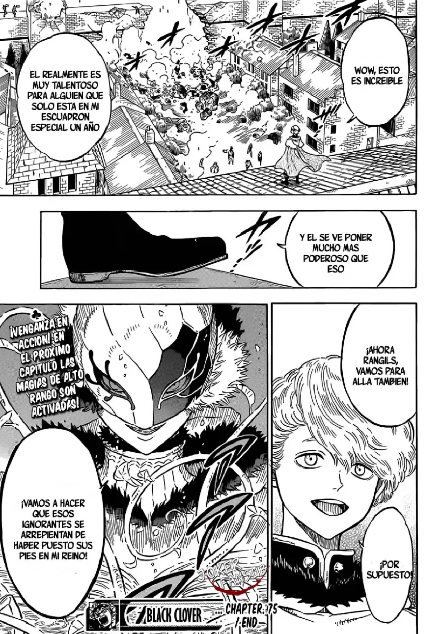 Black Clover capítulo 75, página 16