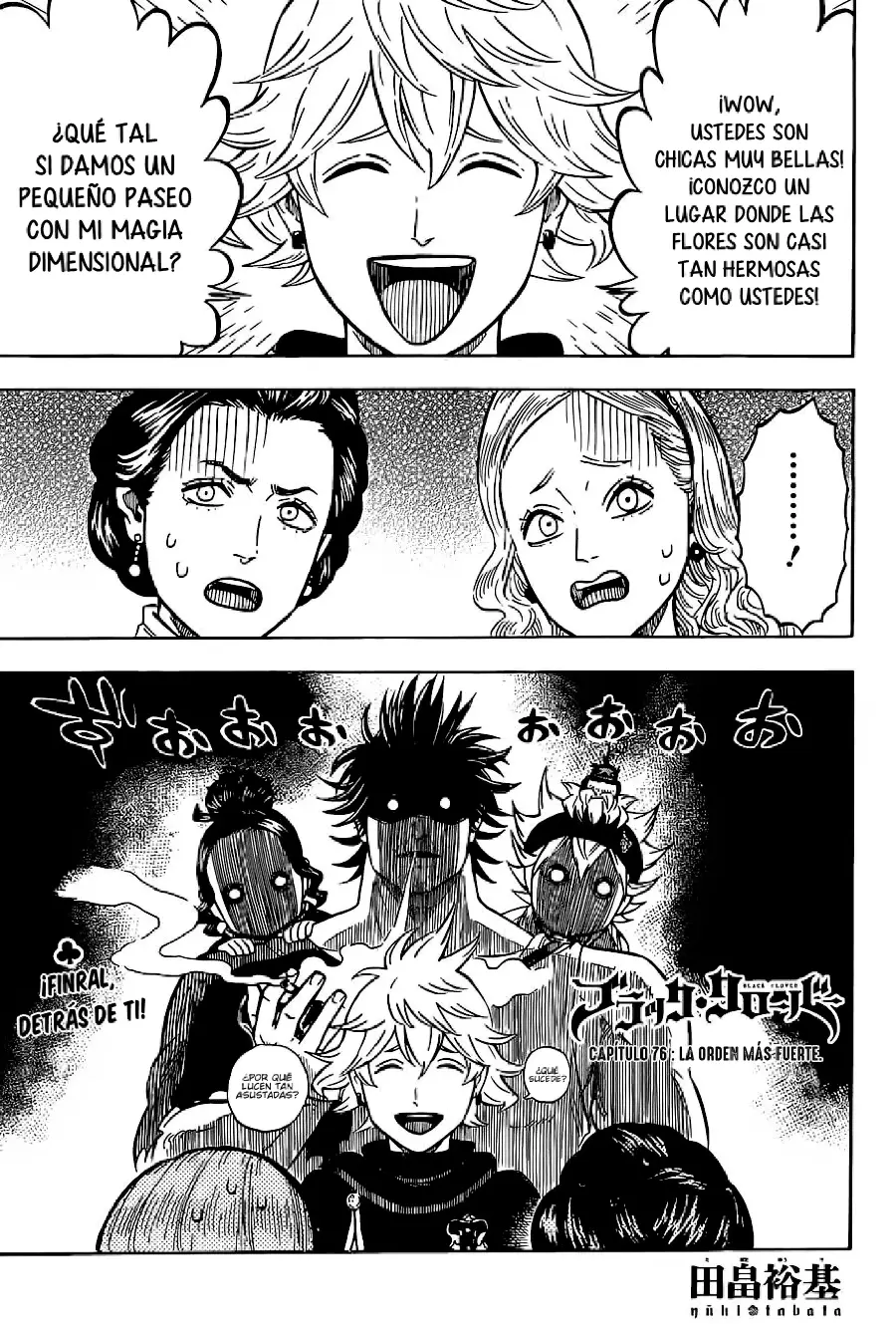Black Clover capítulo 76, página 2