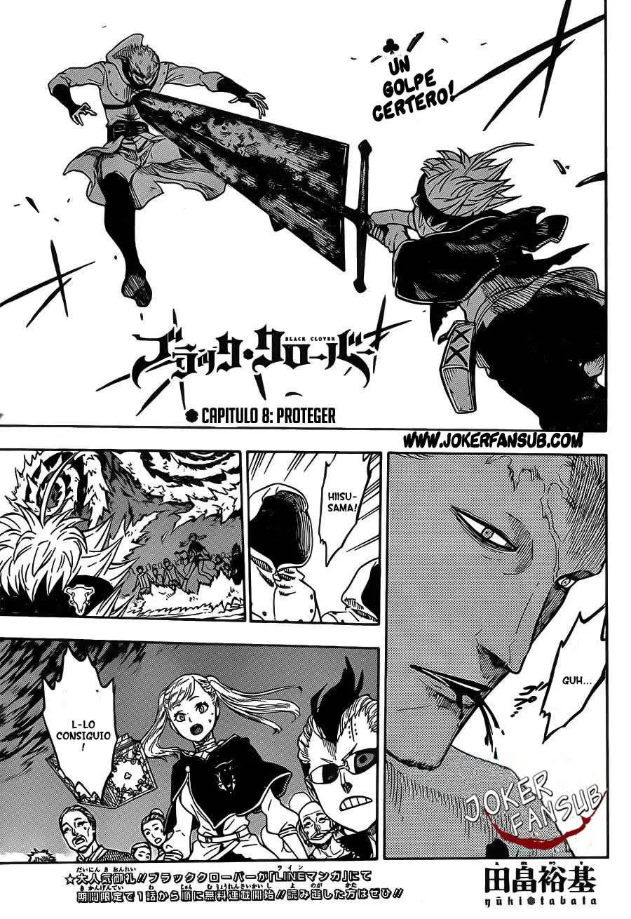 Black Clover capítulo 8, página 1