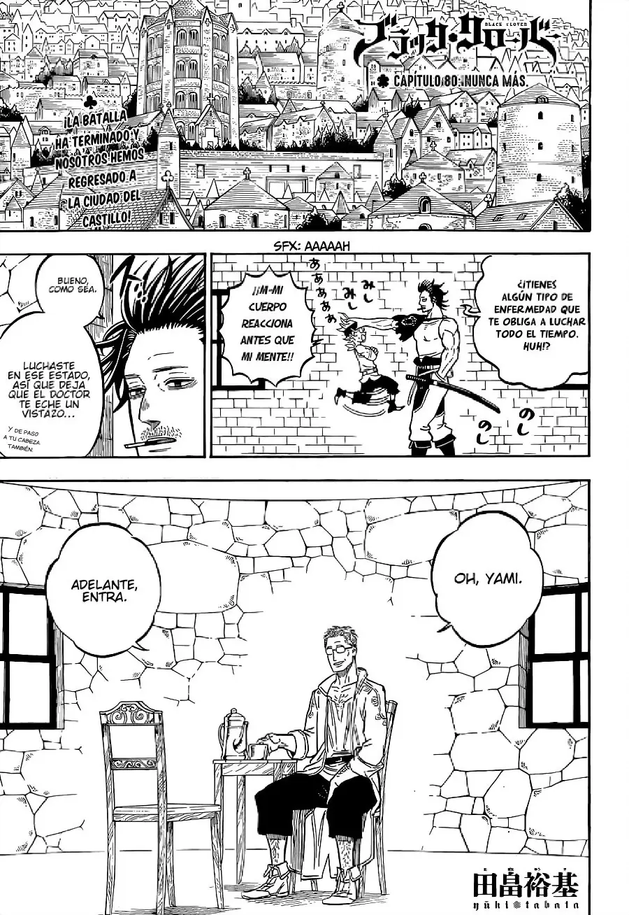 Black Clover capítulo 80, página 2