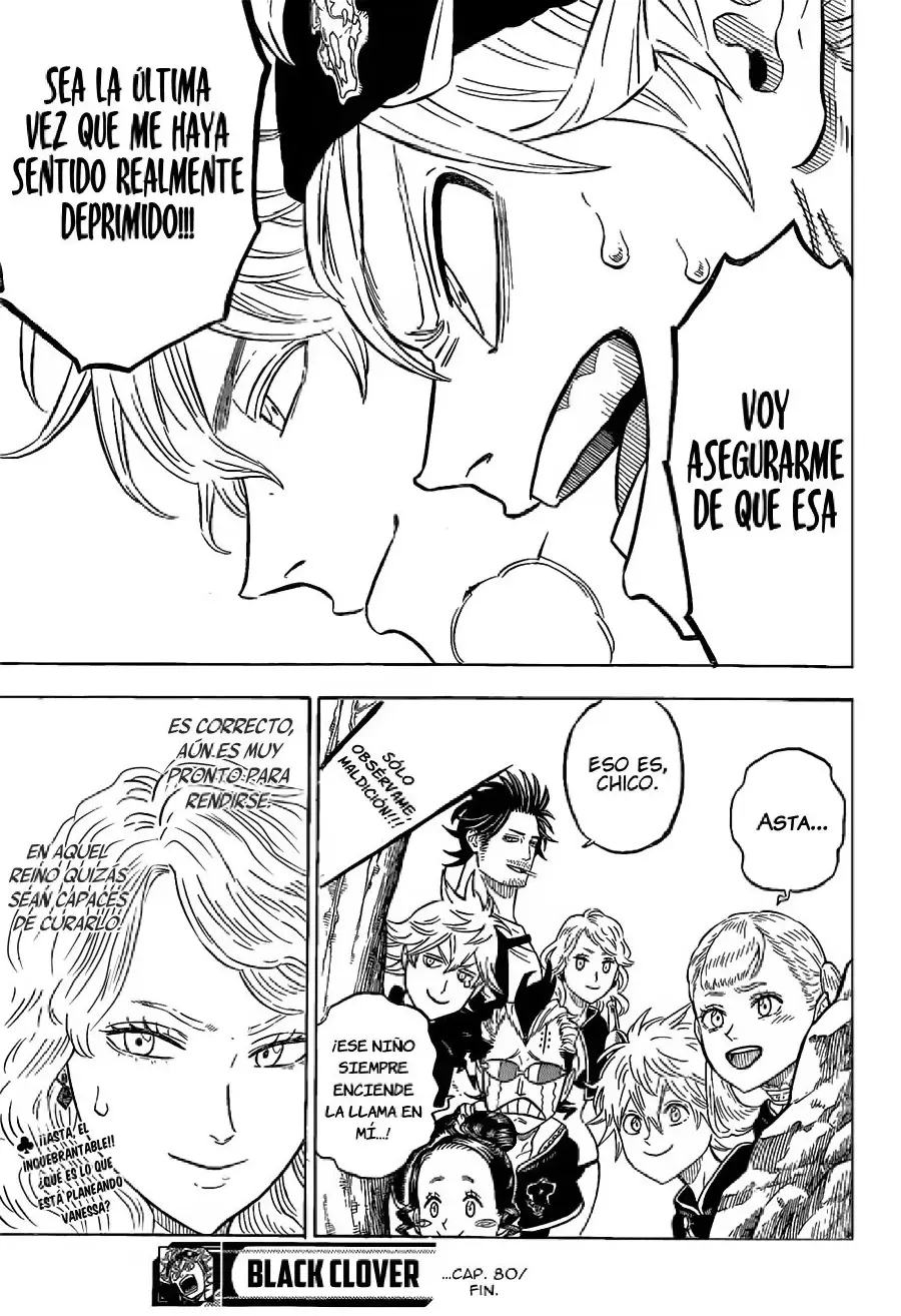 Black Clover capítulo 80, página 19