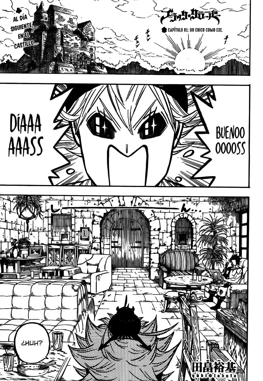 Black Clover capítulo 81, página 2