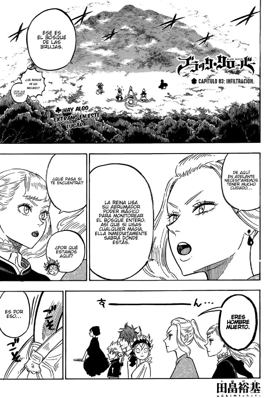 Black Clover capítulo 83, página 2