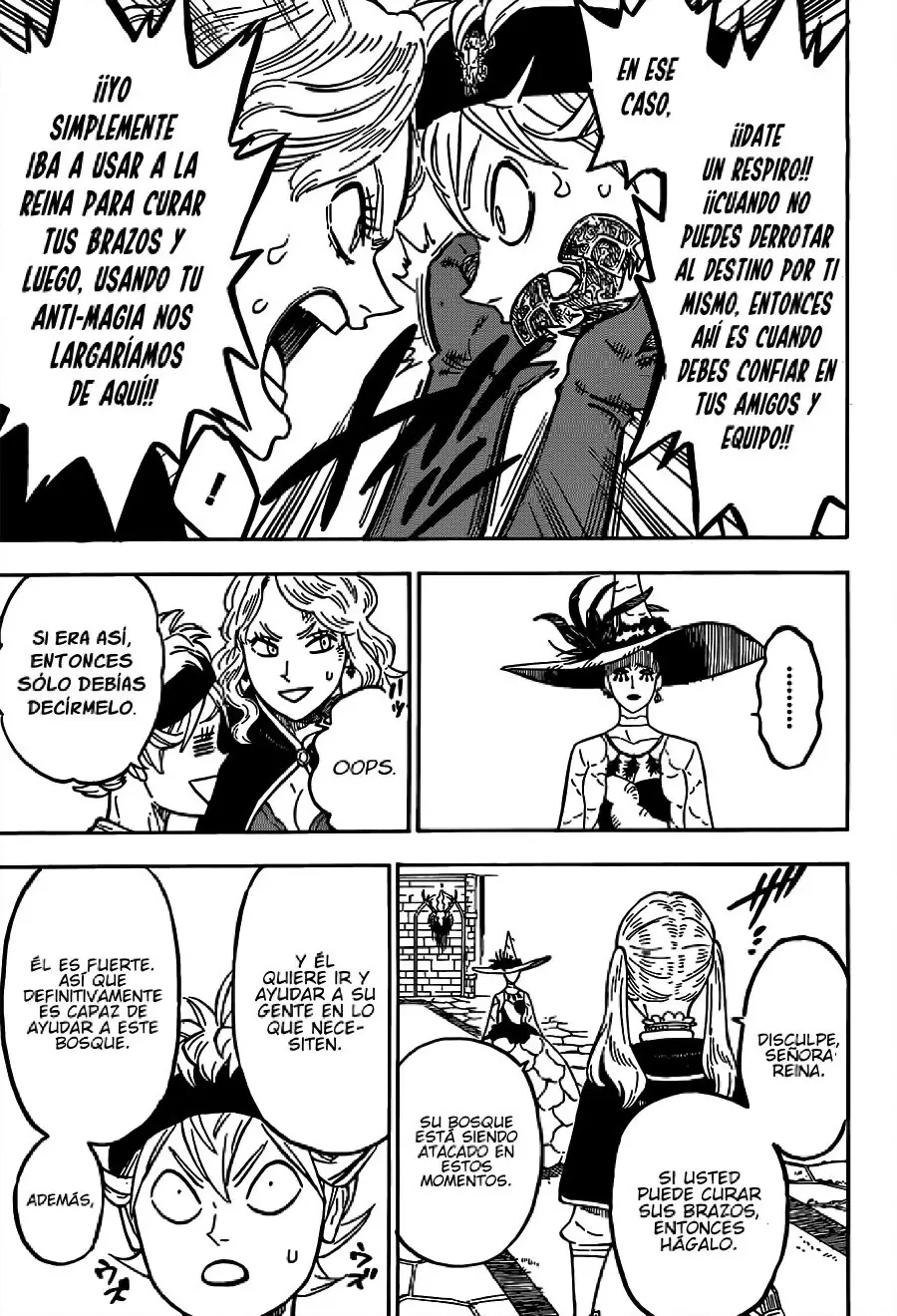 Black Clover capítulo 84, página 16