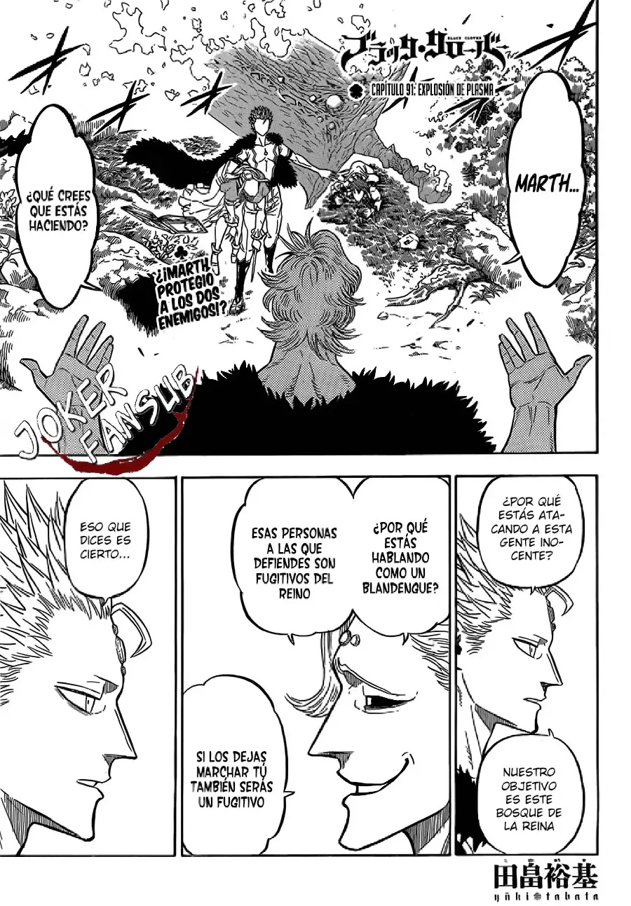 Black Clover capítulo 91, página 2