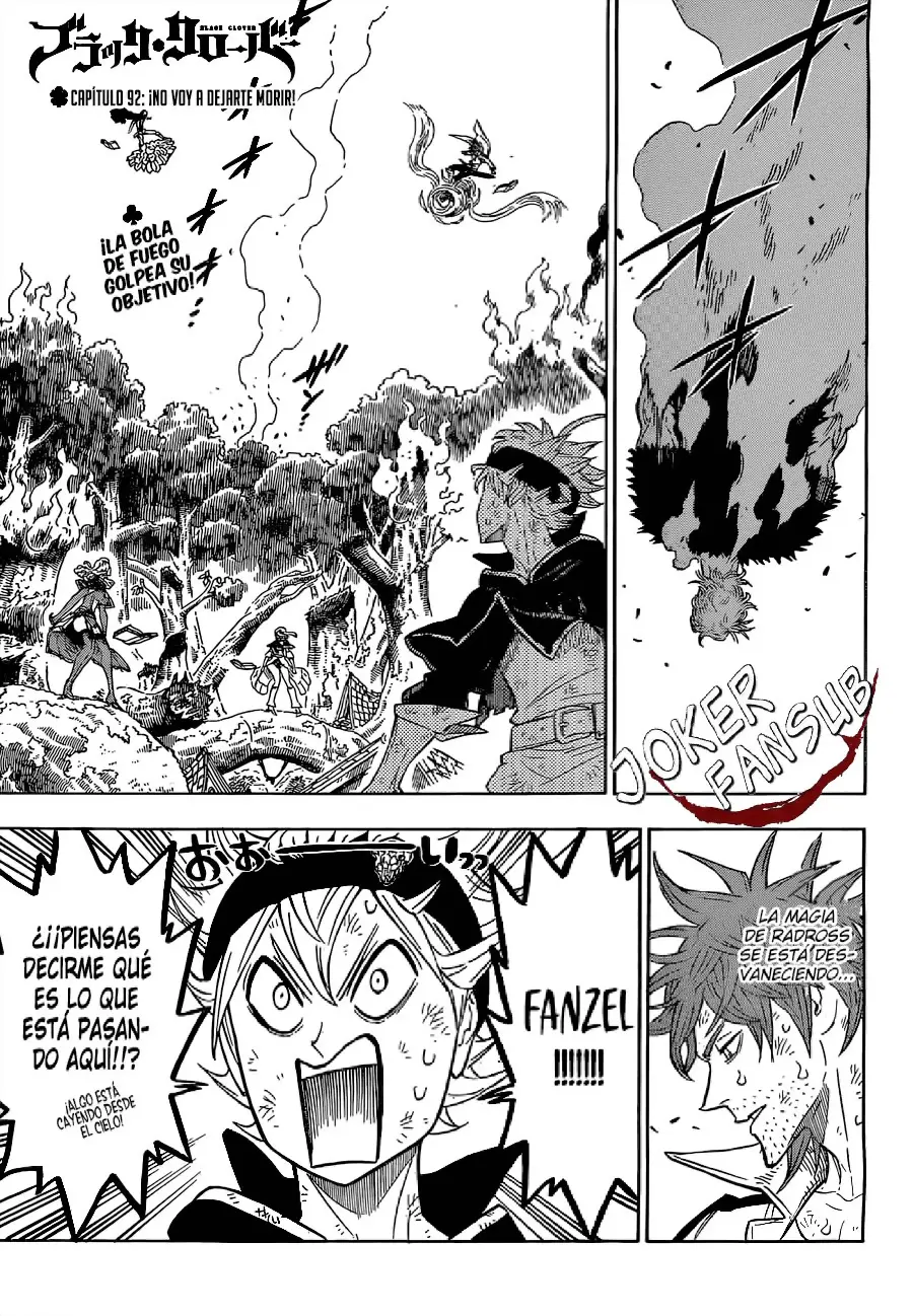 Black Clover capítulo 92, página 2