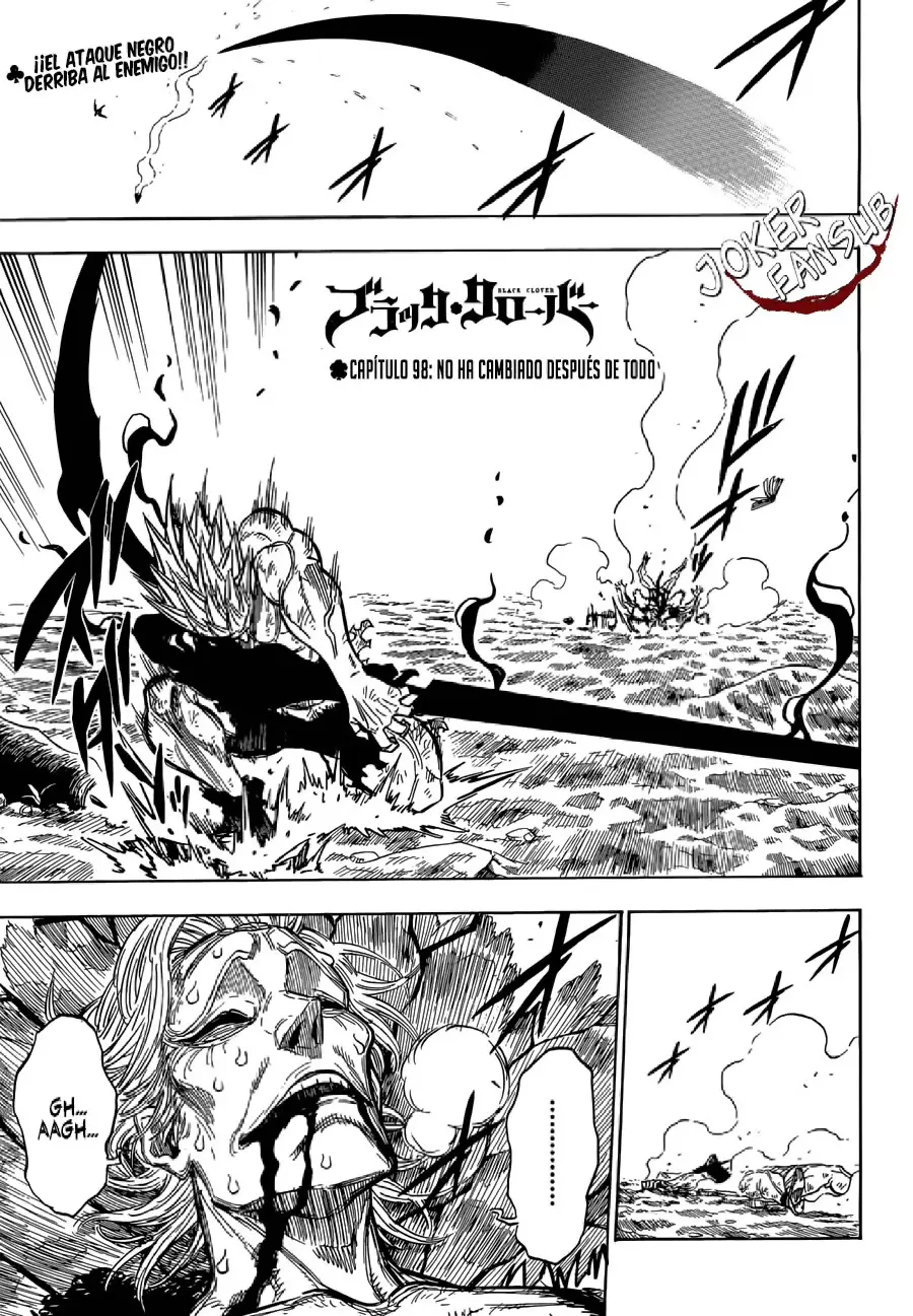 Black Clover capítulo 98, página 2