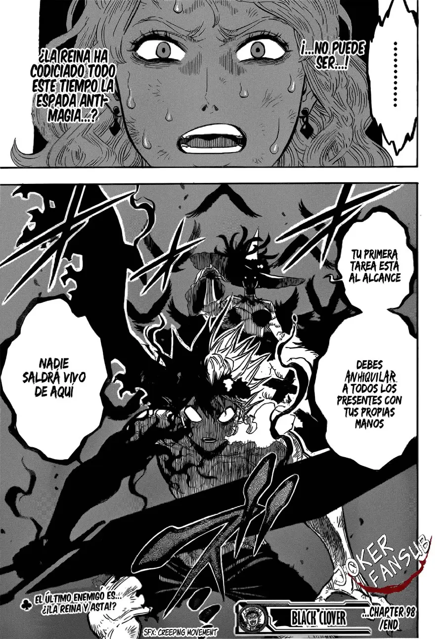 Black Clover capítulo 98, página 19