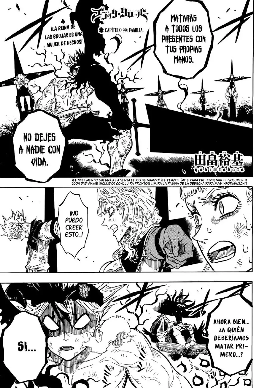Black Clover capítulo 99, página 2