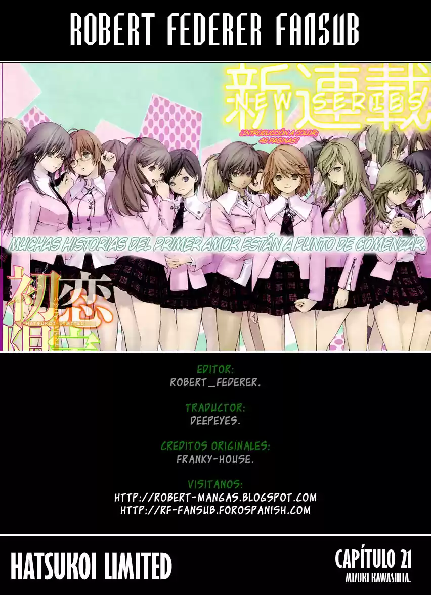Hatsukoi Limited capítulo 21, página 20