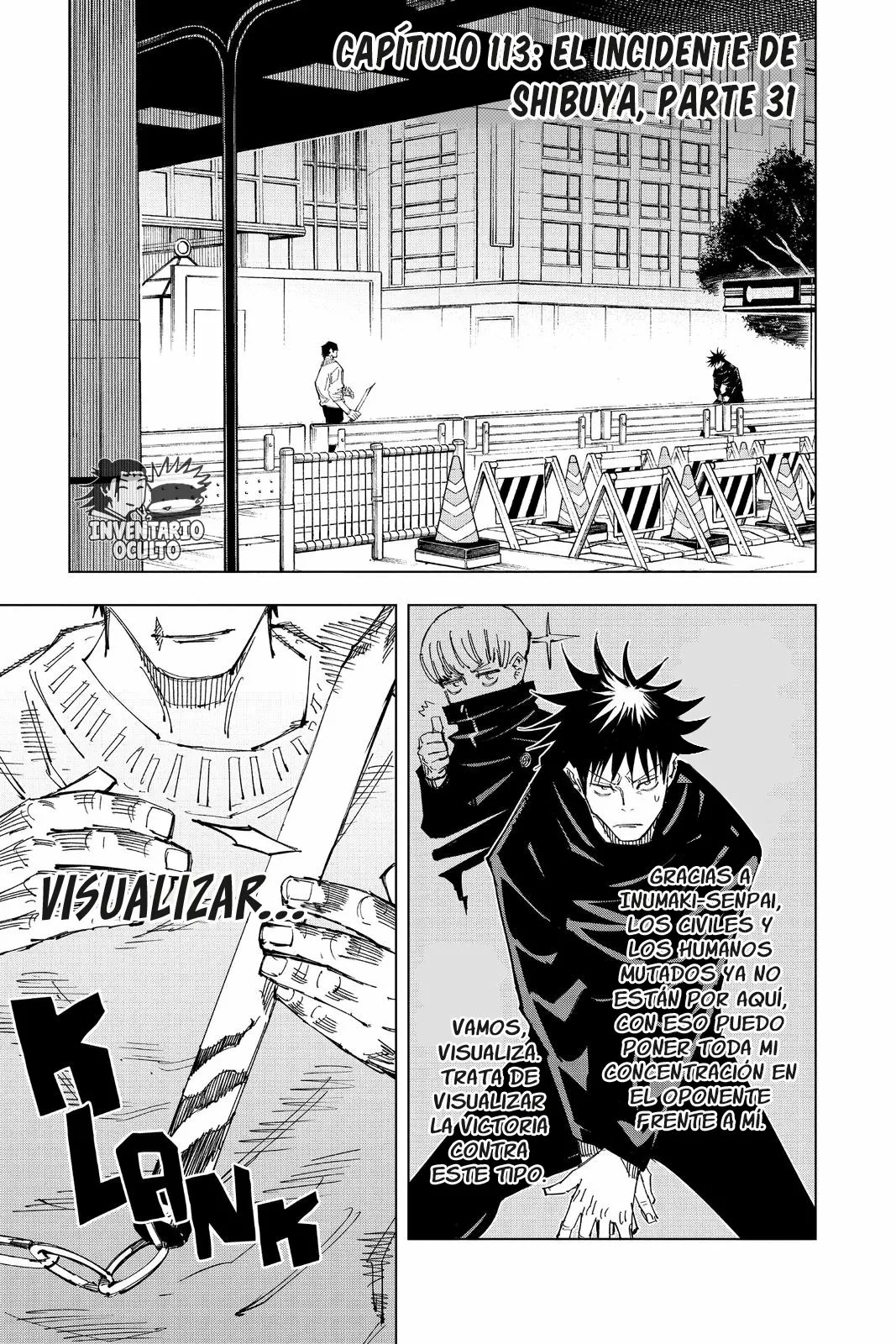 Jujutsu Kaisen capítulo 113, página 2
